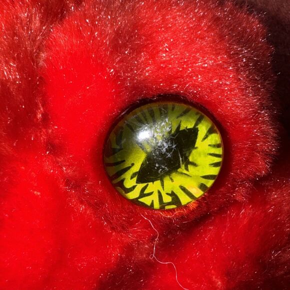 Build A Bear BAB Raptor‎ Dinosaur Red Stuffed Plush Animal 19" Preowned GUC - Picture 10 of 10